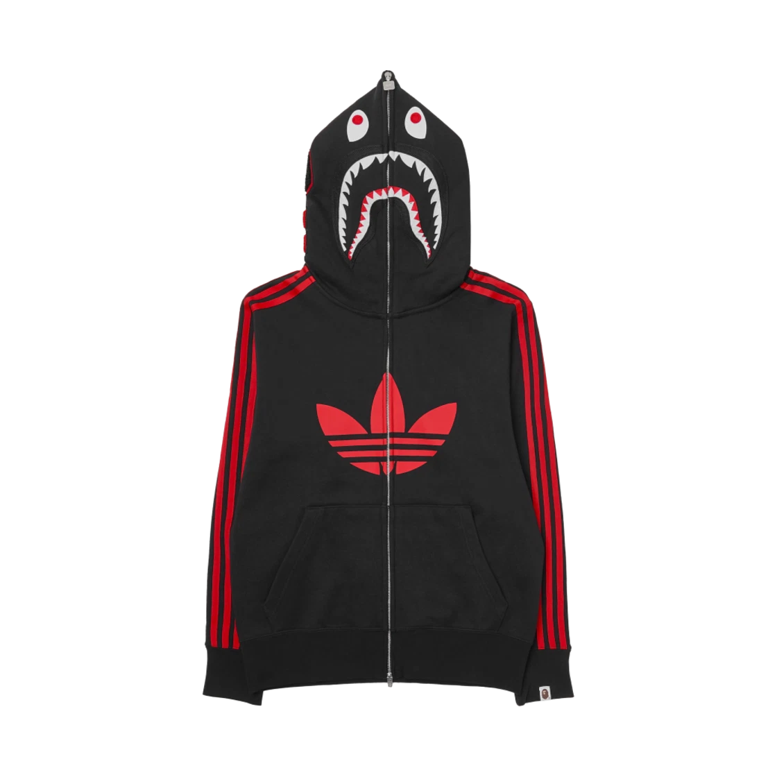 Adidas Adidas x BAPE Ultimate Shark Hoodie Black - KR Sizing · S