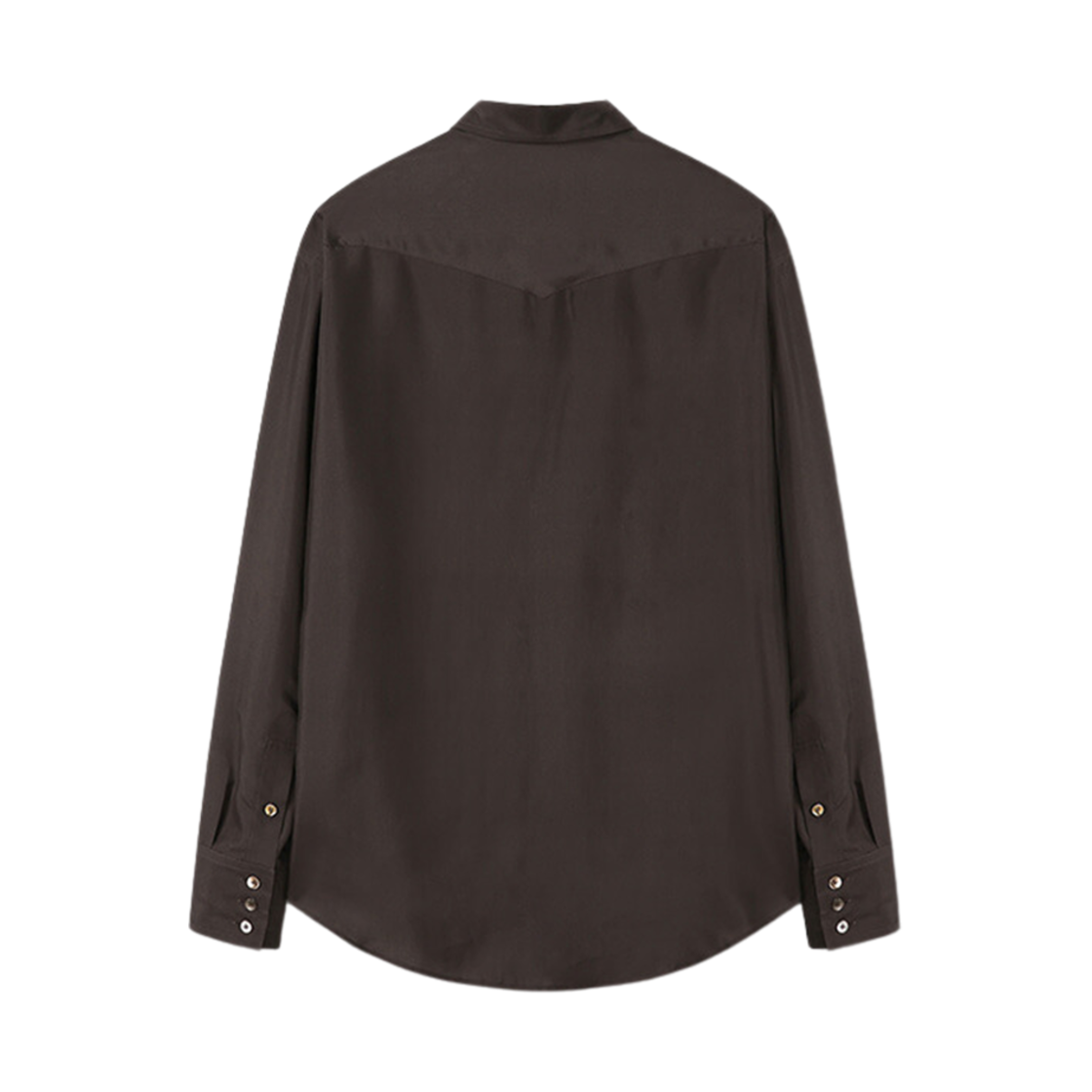 토니웩 실크 더블 포켓 셔츠 다크 브라운(Tonywack Silk Double Pocket Shirt Dark Brown) - 2