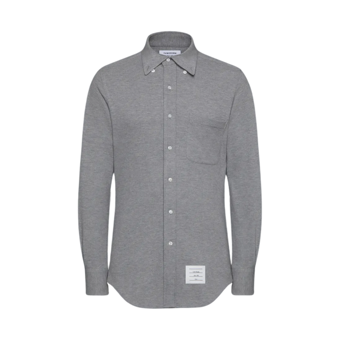 MWL001A-00050-055 Thom Browne Classic Pique Straight Fit Shirt Grey