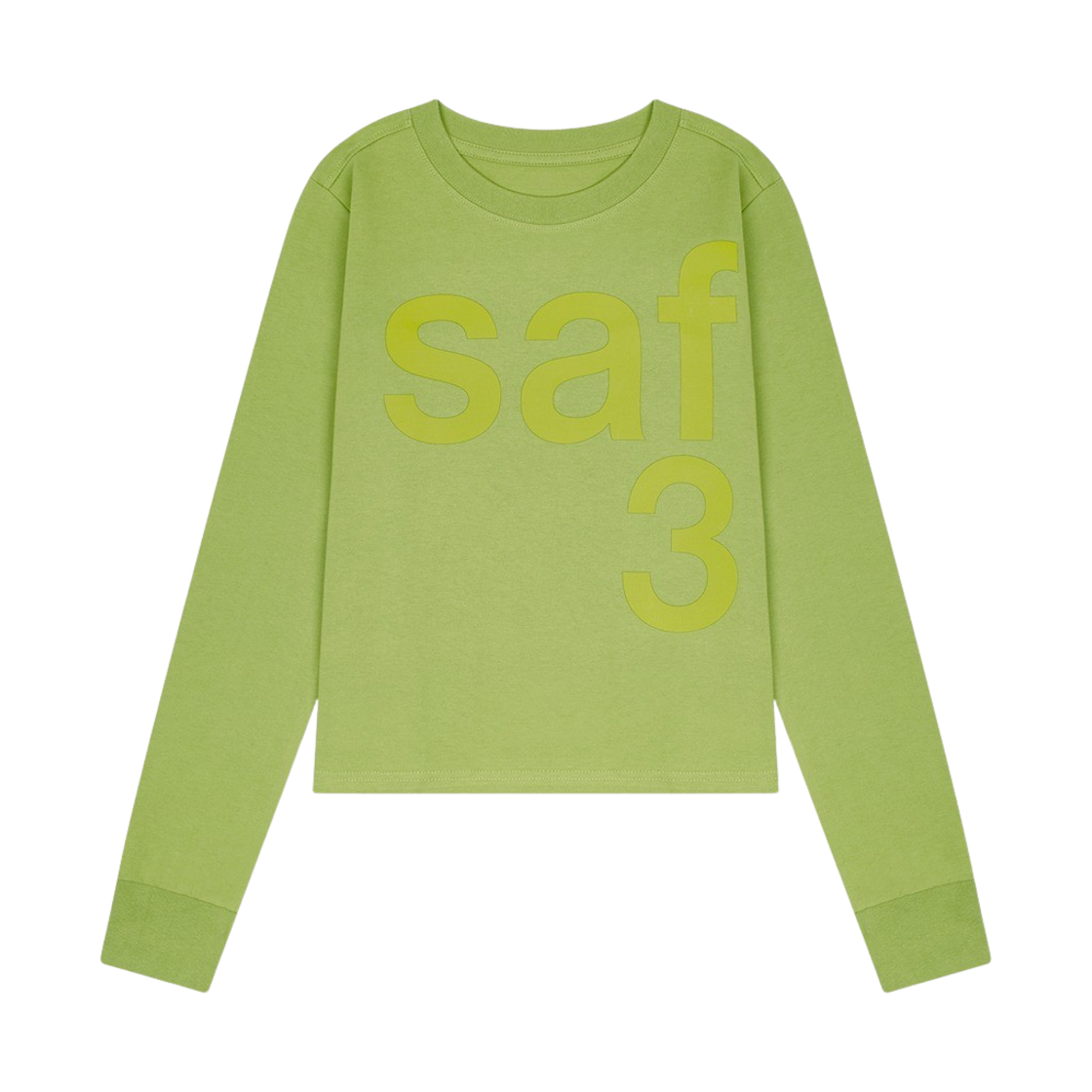 사파리스팟 우먼 1/2 베이직 사파리 롱슬리브 티셔츠 그린