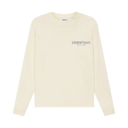 (Kids) Essentials Long Sleeve T-Shirt Cream - 21SS