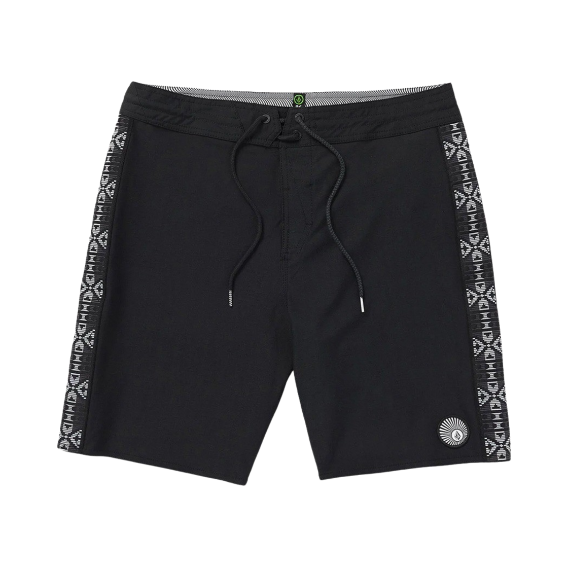 VU241BS005BK Volcom V ENT Hockey Dad Stoney 18 Trunk Black