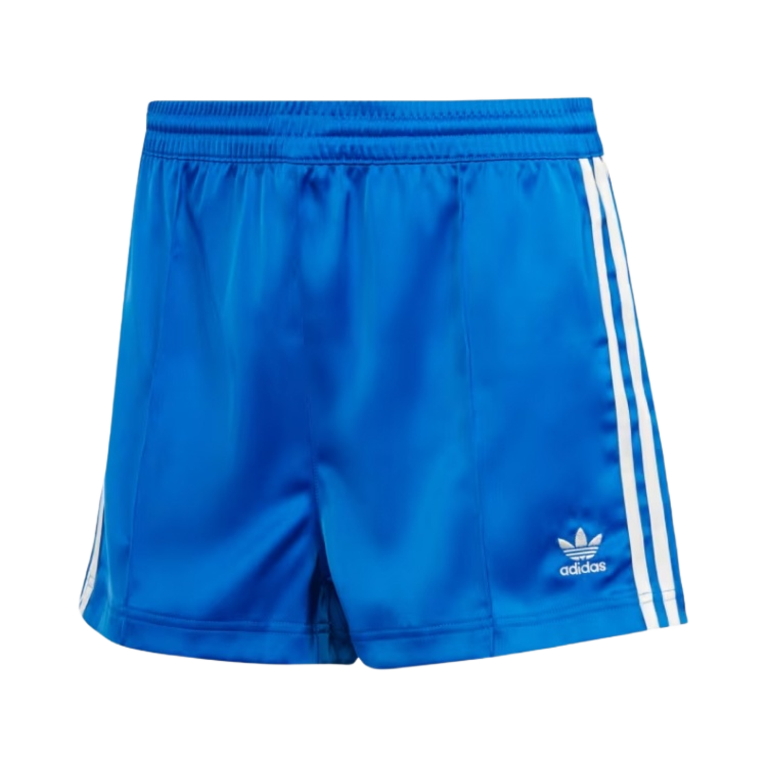 (W) 아디다스 삼선 사틴 쇼츠 블루 - KR 사이즈