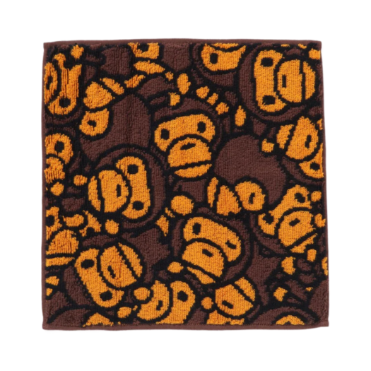 0ZXTWK382005N (Kids) BAPE All Baby Milo Towel Brown
