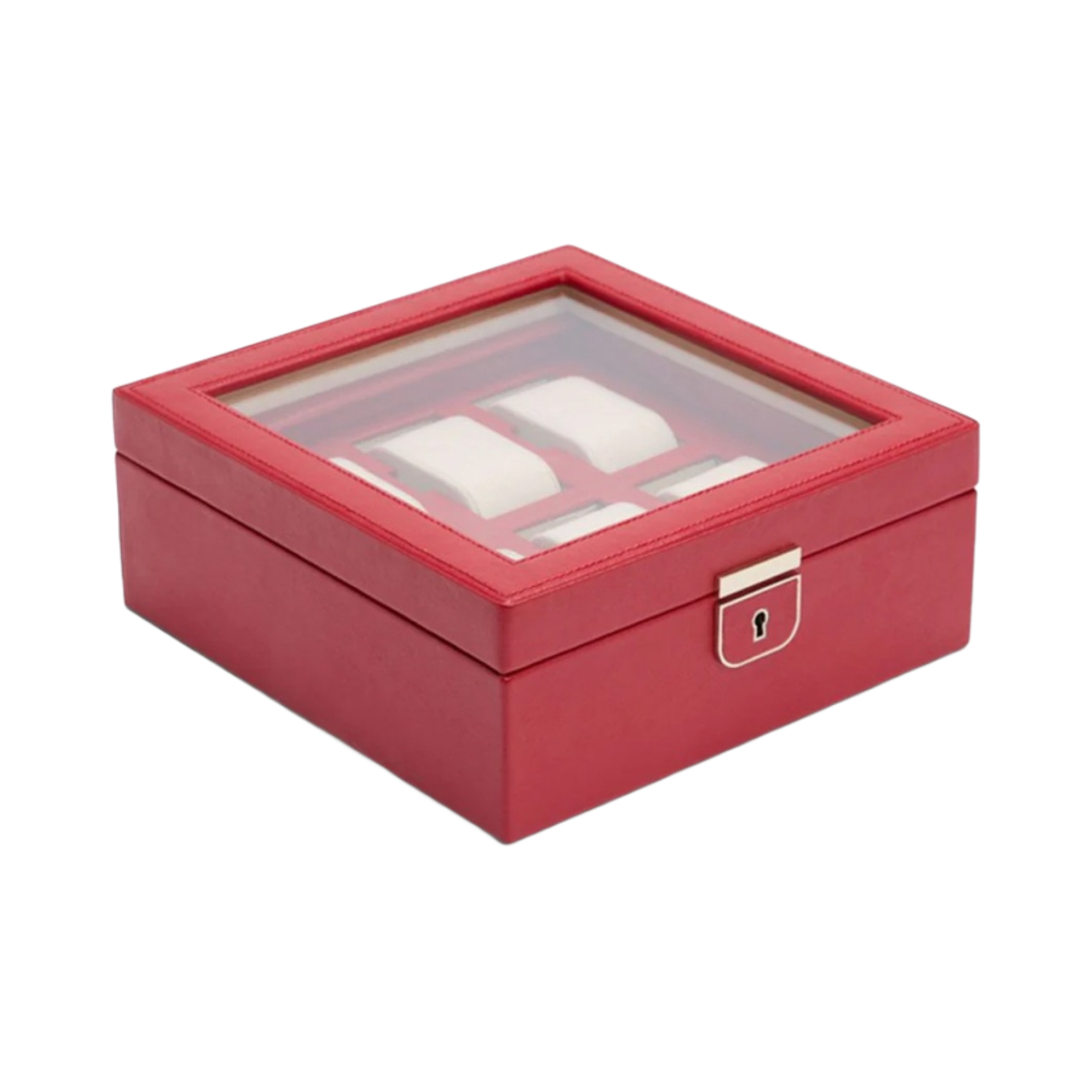 울프 1834 팔레르모 6 피스 워치 박스 레드(Wolf 1834 Palermo 6 piece Watch Box Red)
