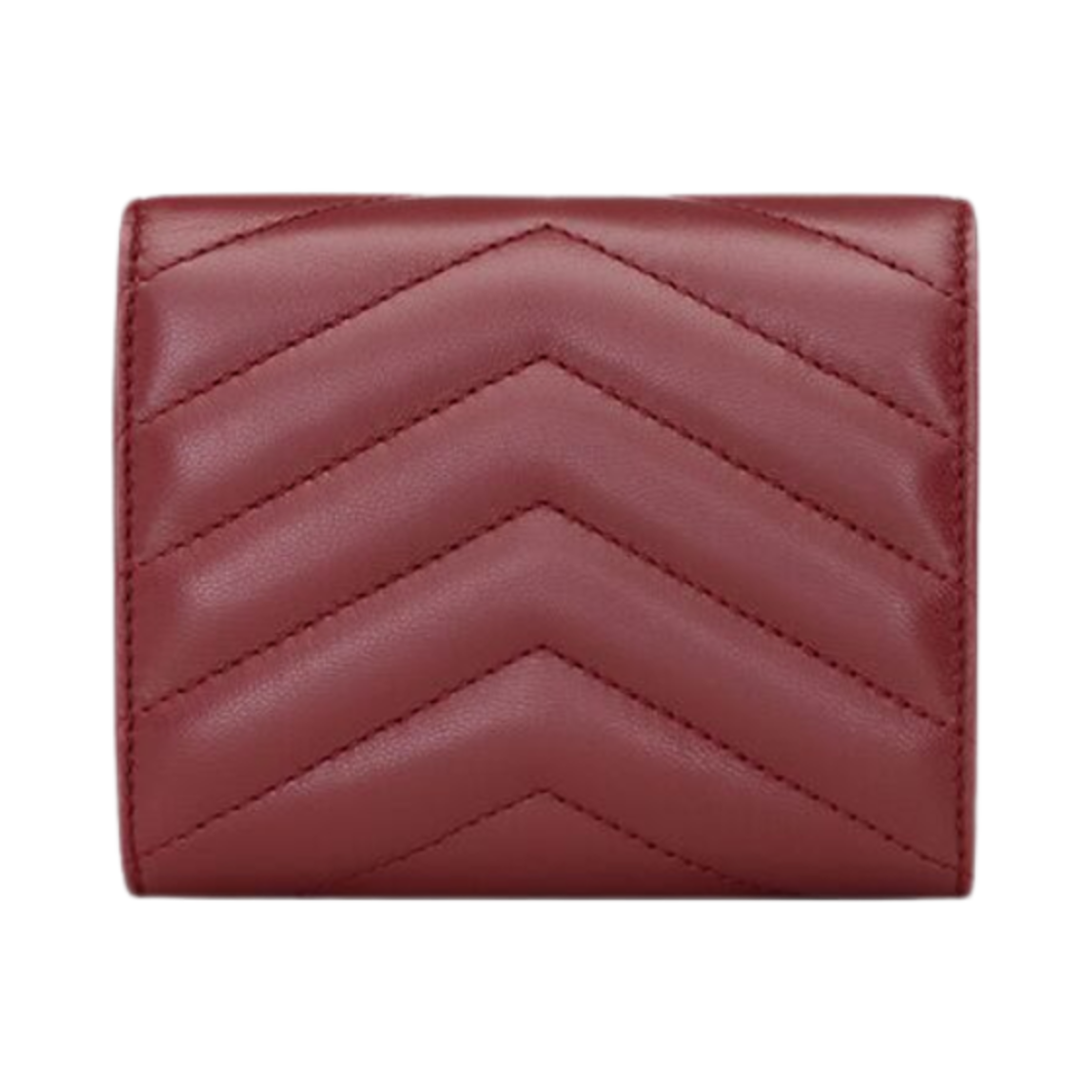 생로랑 카산드라 마틀라세 멀티폴드 월렛 램스킨 루즈 메를로(Saint Laurent Cassandre Matelasse Multi-Fold Wallet In Lambskin Rouge Merlot) - 2