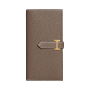Hermes Bearn Wallet Mysore Goatskin & Gold Etoupe