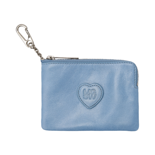 EE000103_PBPC Margesherwood Heart Zipper Wallet Pastel Blue Pull-Up Crinkle