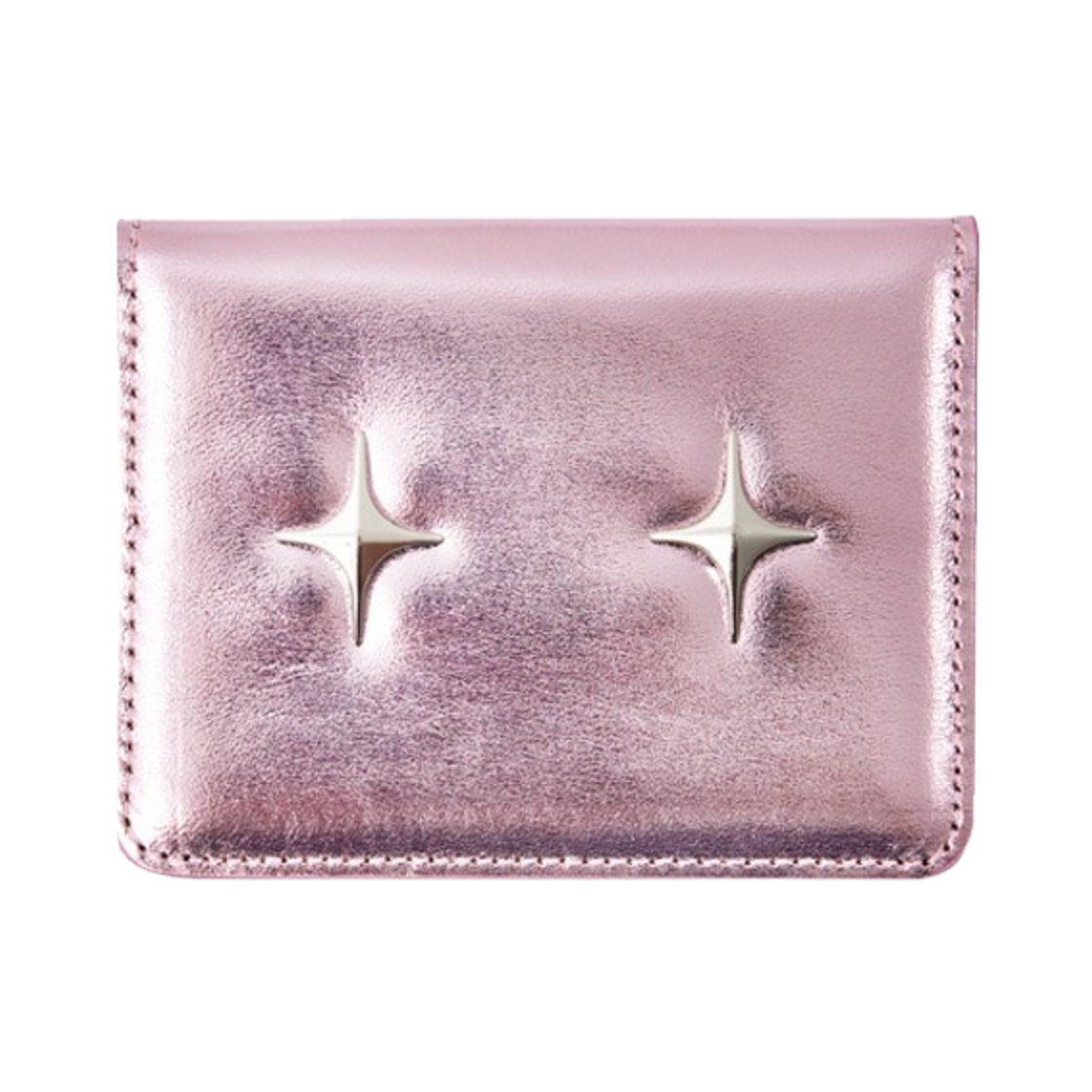 FA23CDPK For Appeal Sparkle Star Card Wallet Metal Pink