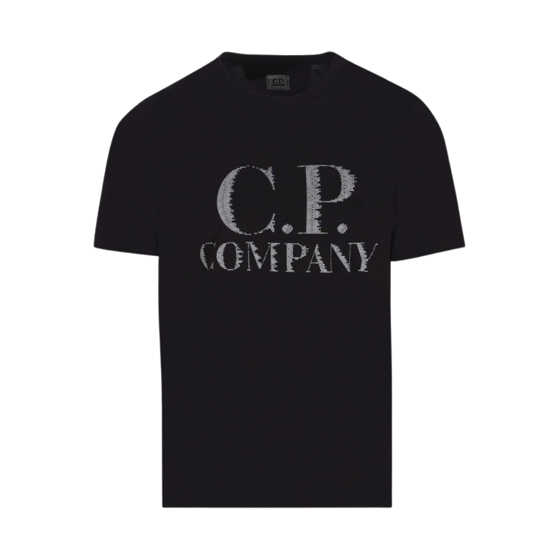 C.P. 컴퍼니 30/1 저지 라지 로고 티셔츠 블랙 - 23SS(C.P. Company 30/1 Jersey Large Logo T-Shirt Black - 23SS) - 1