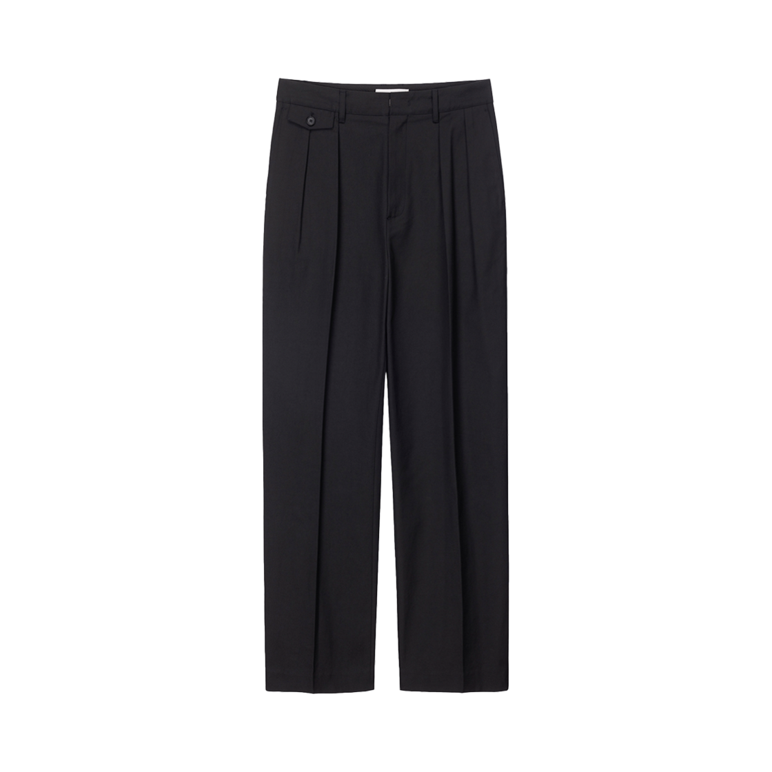 UDPA5A304BK_M Dunst Wide Chino Slacks Black