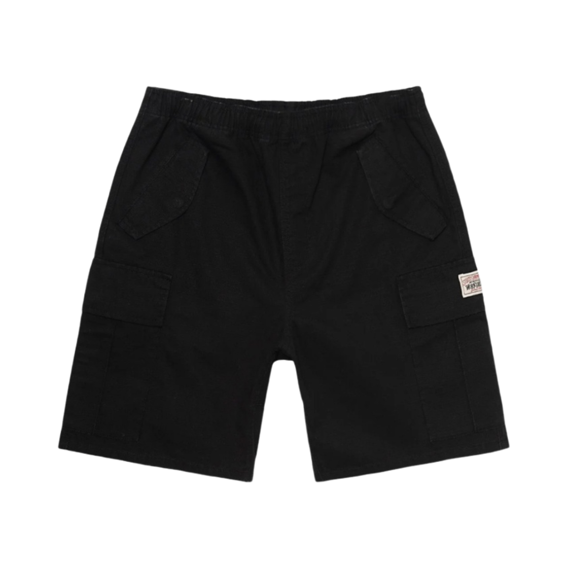 스투시 립스탑 카고 비치 쇼츠 블랙(Stussy Ripstop Cargo Beach Shorts Black) - 1
