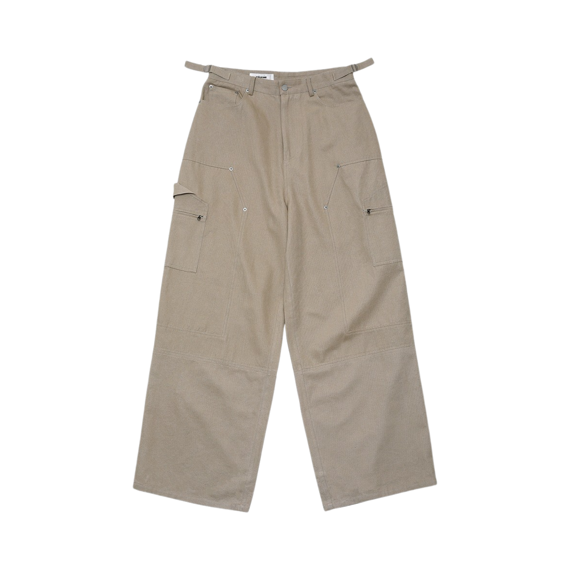 알렌느 카펜터 카고 코튼 팬츠 베이지(Haleine Carpenter Cargo Cotton Pants Beige (VB308))