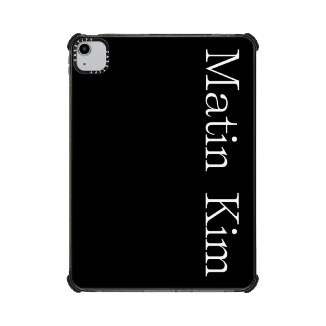 케이스티파이 x 마뗑킴 아이패드 베이직 로고 울트라 임팩트 케이스 블랙(Casetify x Matin Kim iPad Basic Logo Ultra Impact Case Black) - 4