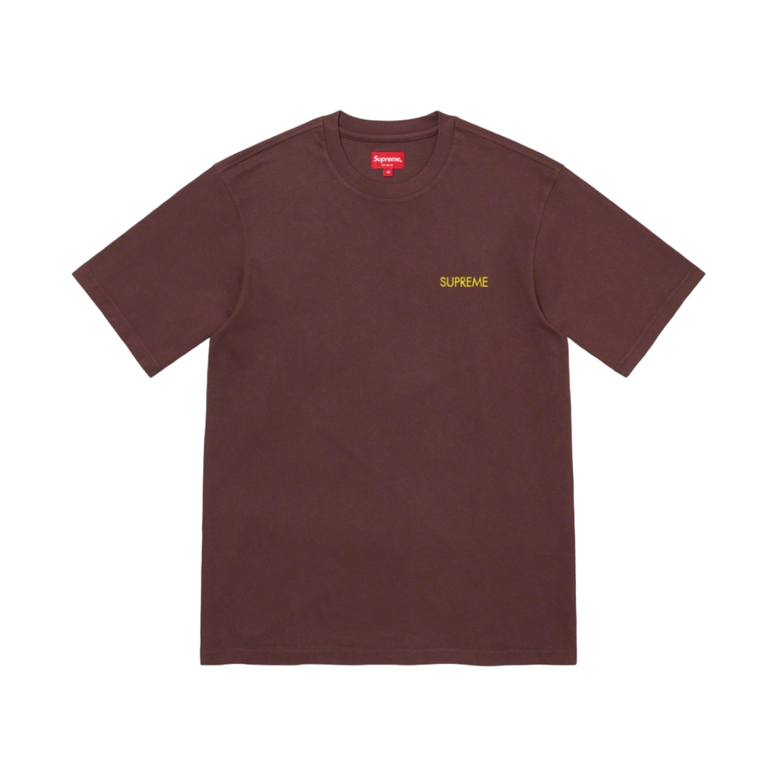 슈프림 워시드 캐피탈 숏슬리브 탑 브라운 - 22FW(Supreme Washed Capital S/S Top Brown - 22FW) - 1