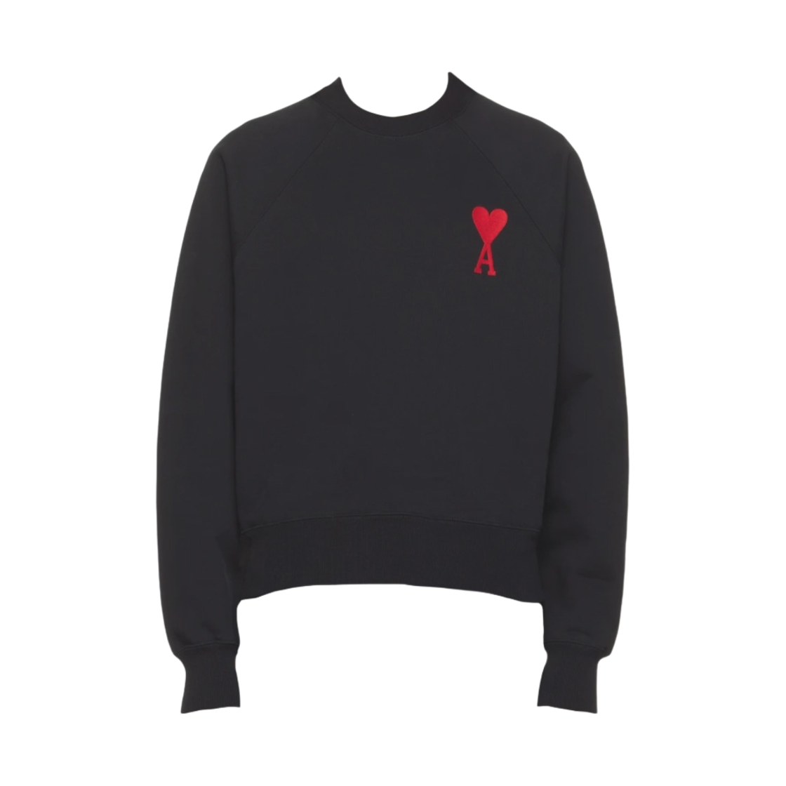 아미 빅 하트 로고 오버사이즈 스웨트셔츠 블랙 - 에센스 한정(AMI de Coeur Oversized Sweatshirt Black - Ssense Exclusive) - 1
