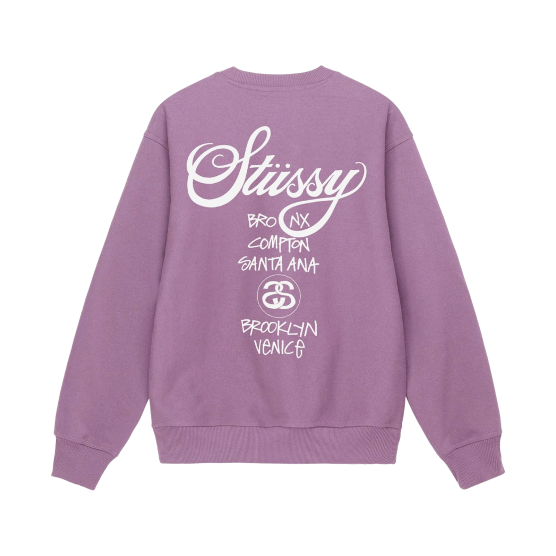 스투시 도버 스트리트 마켓 월드투어 크루넥 오키드 2022(Stussy DSM World Tour Crew Orchid 2022) - 2