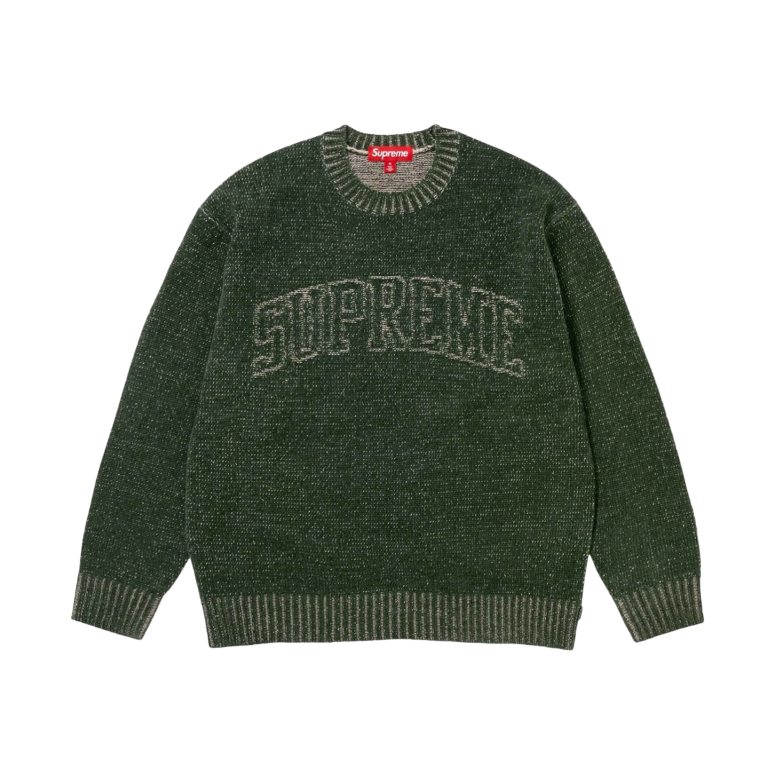 슈프림 콘트라스트 아크 스웨터 올리브 - 24SS(Supreme Contrast Arc Sweater Olive - 24SS)