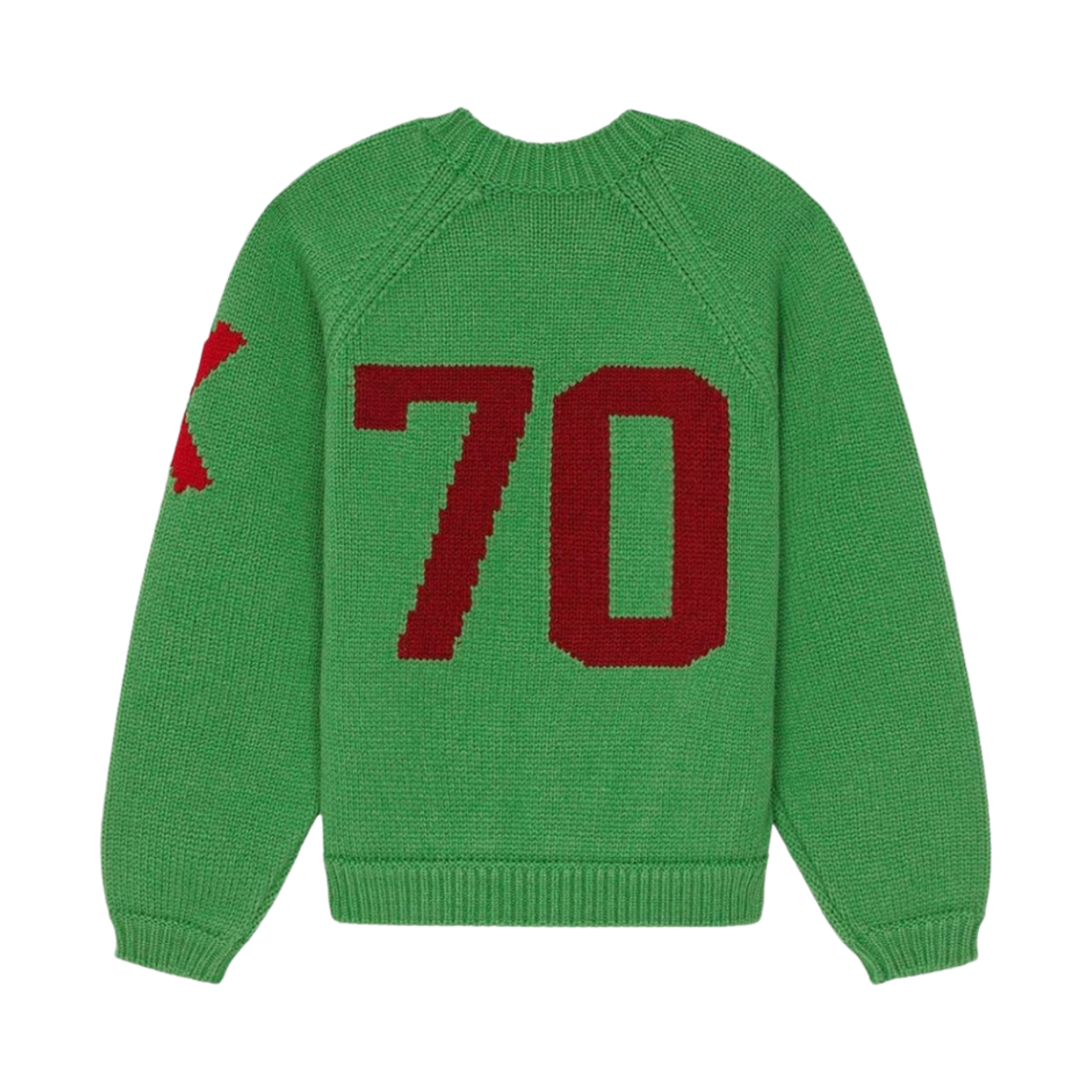 (W) 겐조 바시티 메리노 울 점퍼 그래스 그린((W) Kenzo Varsity Merino Wool Jumper Grass Green) - 2