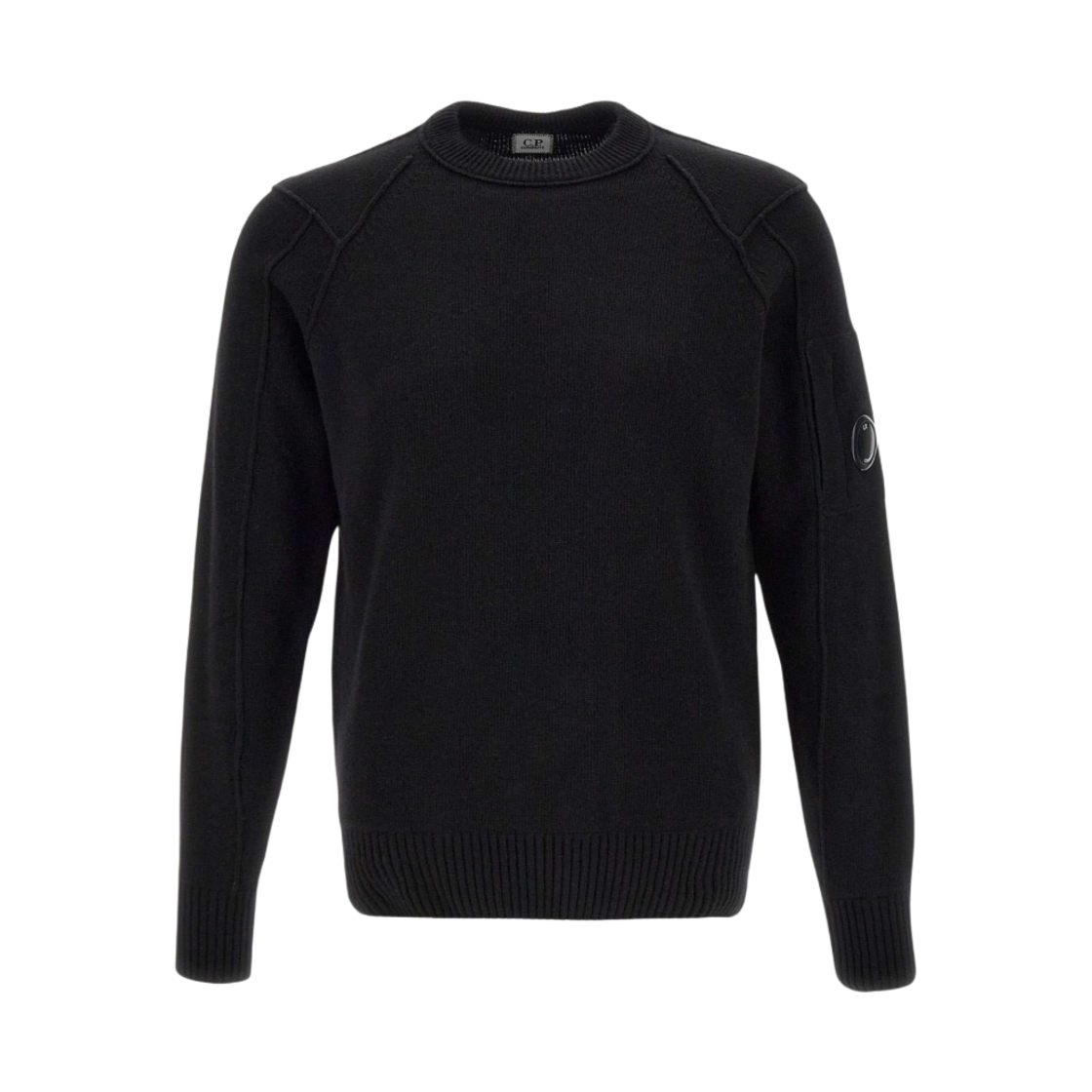 C.P. 컴퍼니 램스울 점퍼 블랙 - 22FW(C.P. Company Lambswool Jumper Black - 22FW)