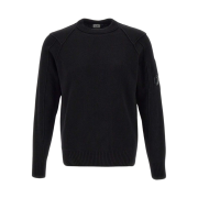 C.P. Company Lambswool Jumper Black - 22FW