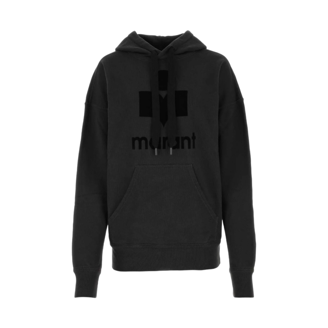 SW0001FA-A1M07E-02FK (W) Isabel Marant Mansel Oversized Hoodie Sweatshirt Faded Black - 23SS