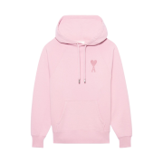 AMI de Coeur Tone-On-Tone Hoodie Pale Pink