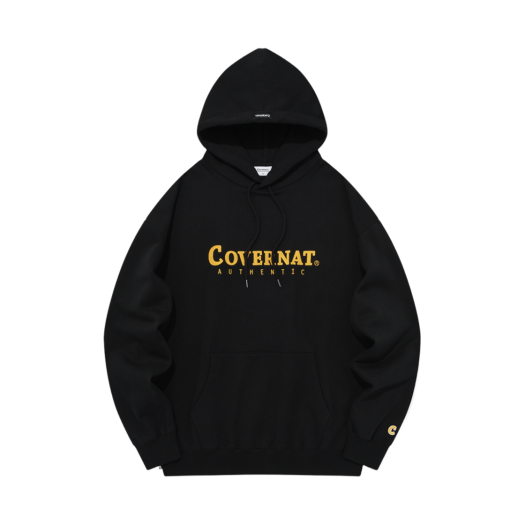 パーカー・フーディ COVERNAT C Logo Hoodie Warm Black CO2303HD01WB C Logo Hoodie Black - Covernat | 60% - Asian Fashion Online