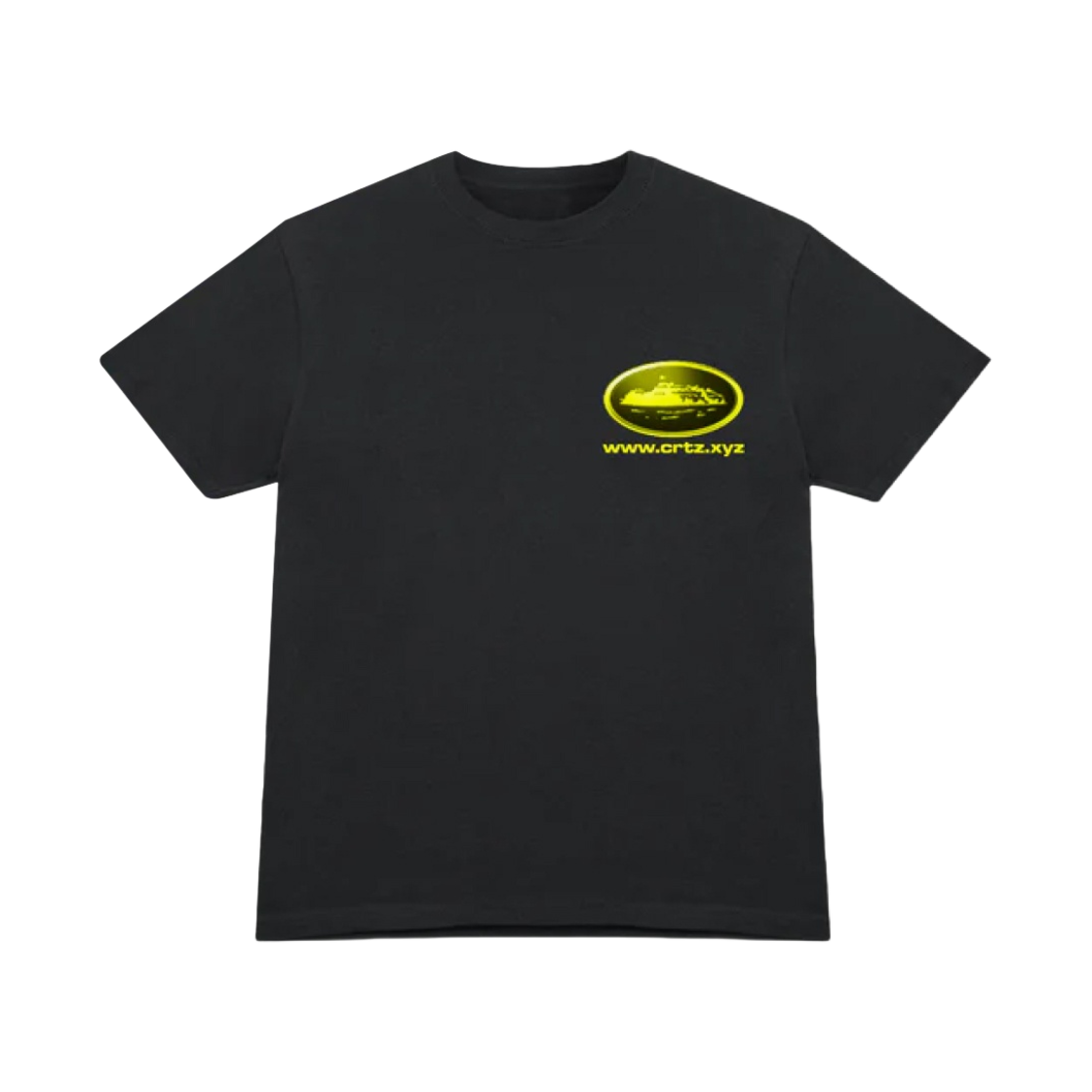코르테이즈 랠리 비닐즈 티셔츠 블랙(Corteiz Rally Vinylz T-Shirt Black) - 1