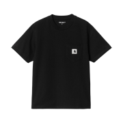 (W) Carhartt WIP Pocket T-Shirt Black