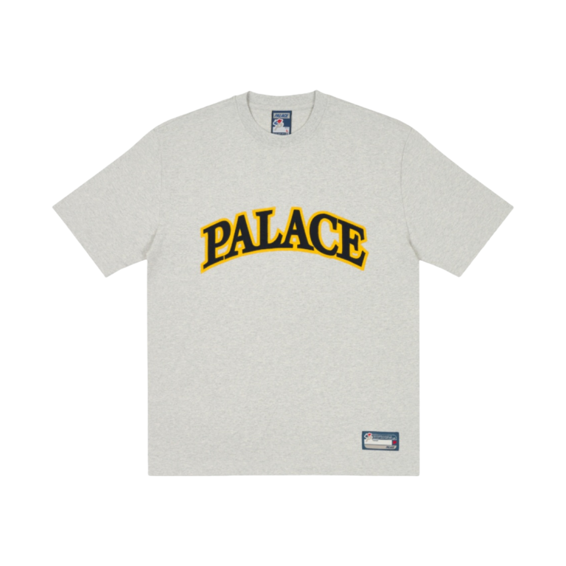 팔라스 아크 아플리케 티셔츠 그레이 말 - 24SS(Palace Arc Applique T-Shirt Grey Marl - 24SS) - 1