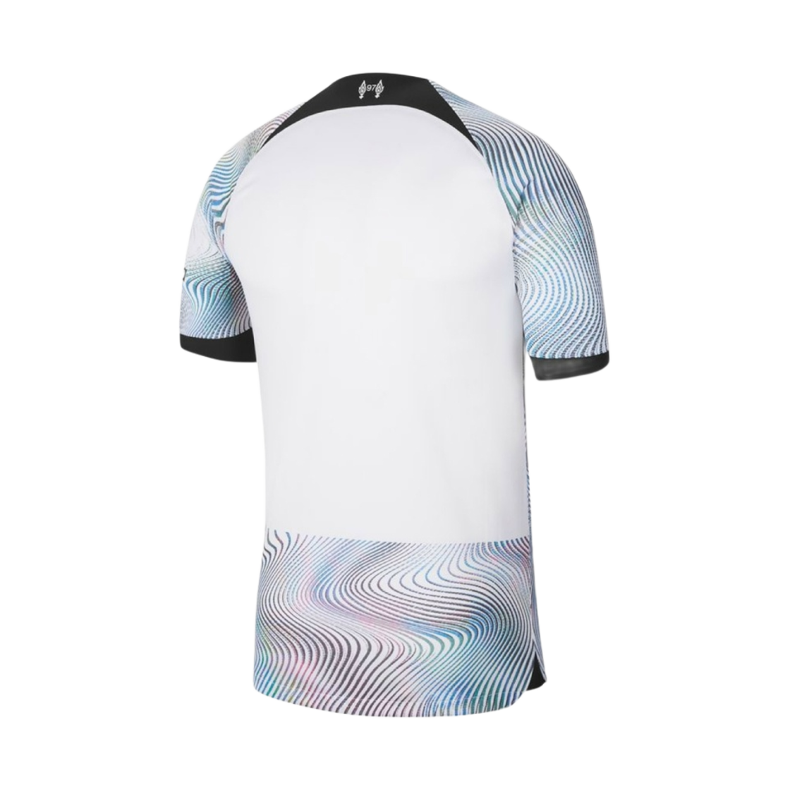 나이키 리버풀 FC 2022/23 드라이핏 스타디움 어웨이 사커 저지 화이트 블랙 (논 마킹 버전)(Nike Liverpool FC 2022/23 Dri-Fit Stadium Away Soccer Jersey White Black (Non Marking Ver.)) - 2