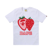 (W) BAPE Strawberry T-Shirt White