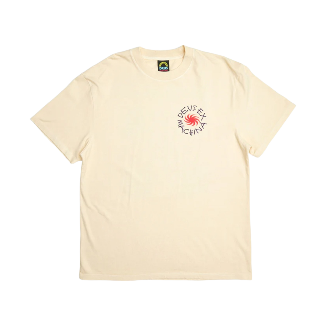DMP241296A-DWH Deus Ex Machina Custom Leisure T-Shirt Dirty White