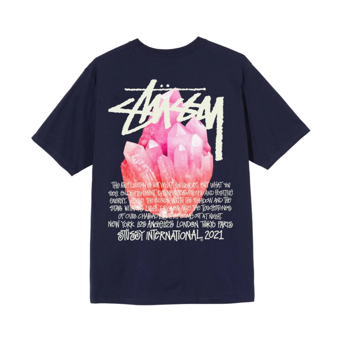 스투시 리플렉션 티셔츠 네이비(Stussy Reflection T-Shirt Navy) - 1