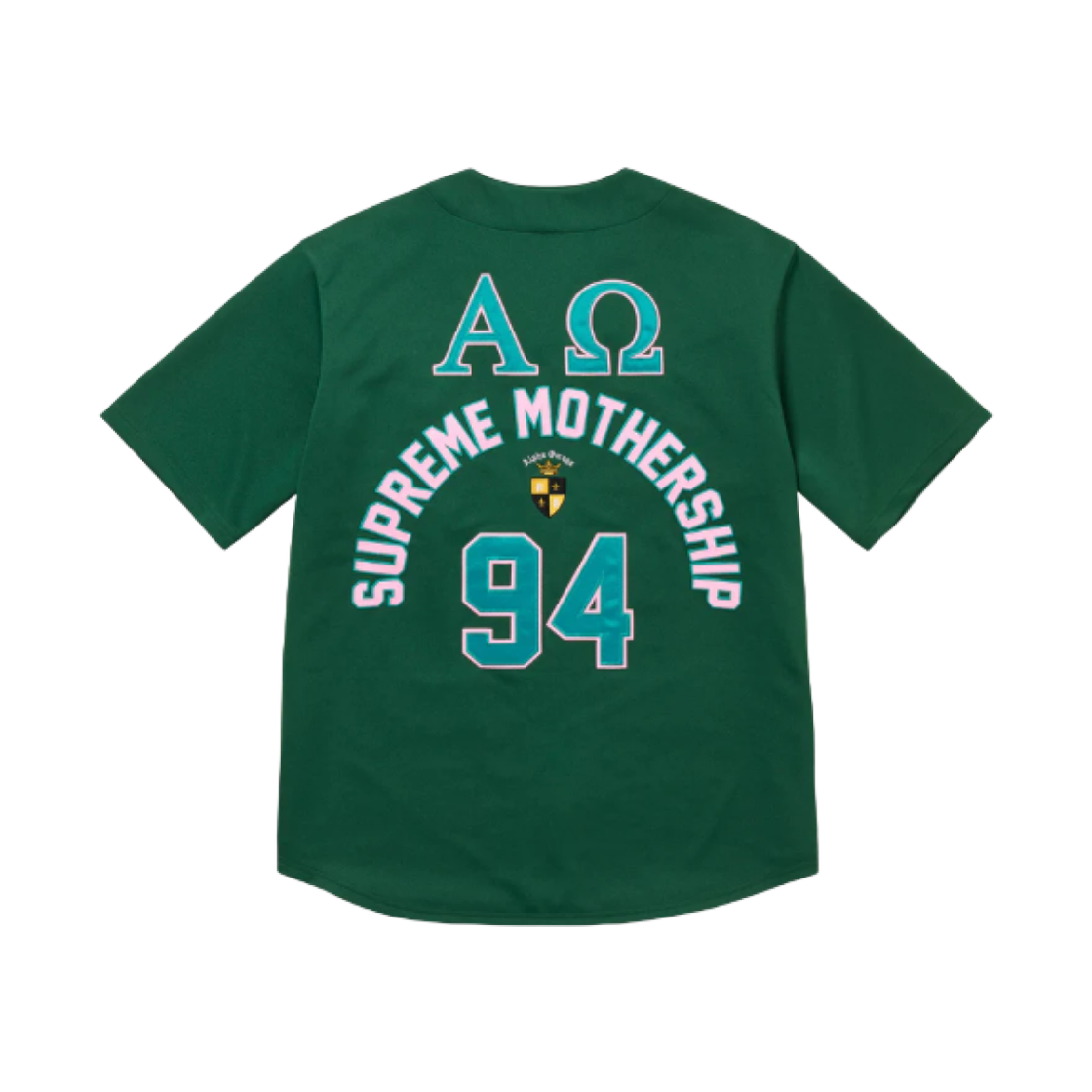 슈프림 알파 오메가 베이스볼 저지 그린 - 24FW(Supreme Alpha Omega Baseball Jersey Green - 24FW) - 2