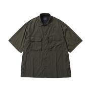[SS25] moif Hiker Half Shirt Olive Brown
