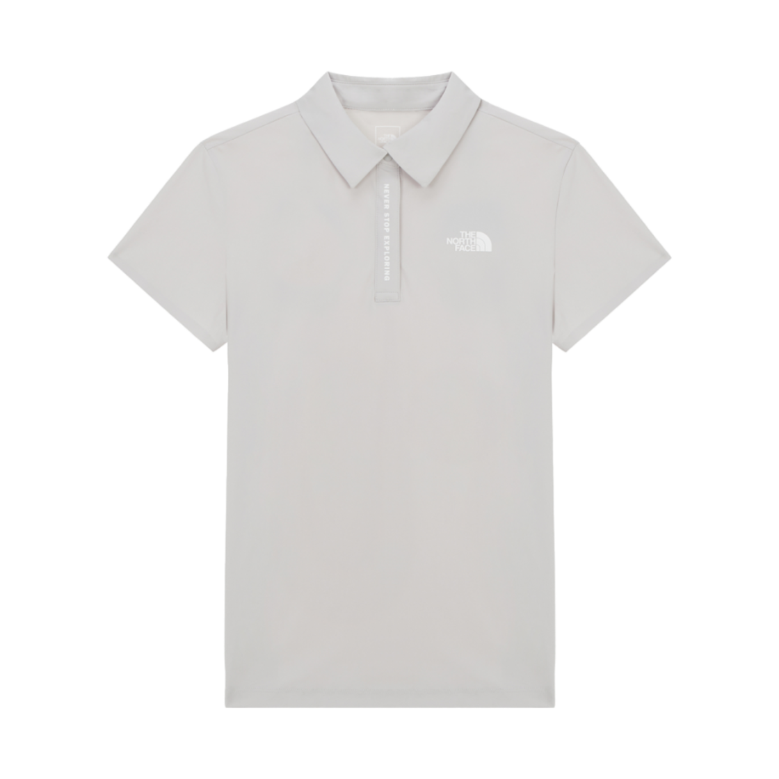 NT7PR32C (W) The North Face Ice Green S/S Polo Ice Gray - 25SS