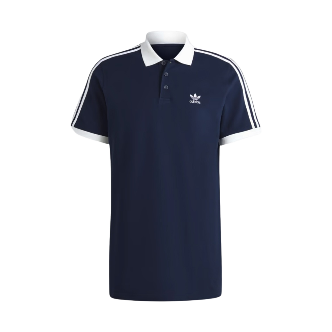 아디다스 아디컬러 클래식 삼선 폴로 셔츠 나이트 인디고 - KR 사이즈(Adidas Adicolor Classic 3-Stripes Polo Shirt Night Indigo - KR Sizing)