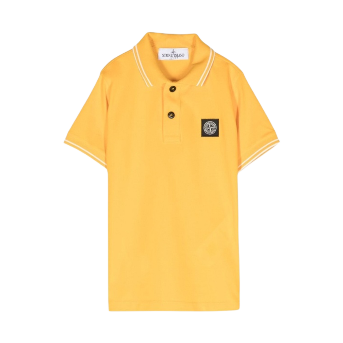 (키즈) 스톤 아일랜드 21348 폴로 셔츠 오커 - 23SS((Kids) Stone Island 21348 Polo Shirt Ochre - 23SS) - 1