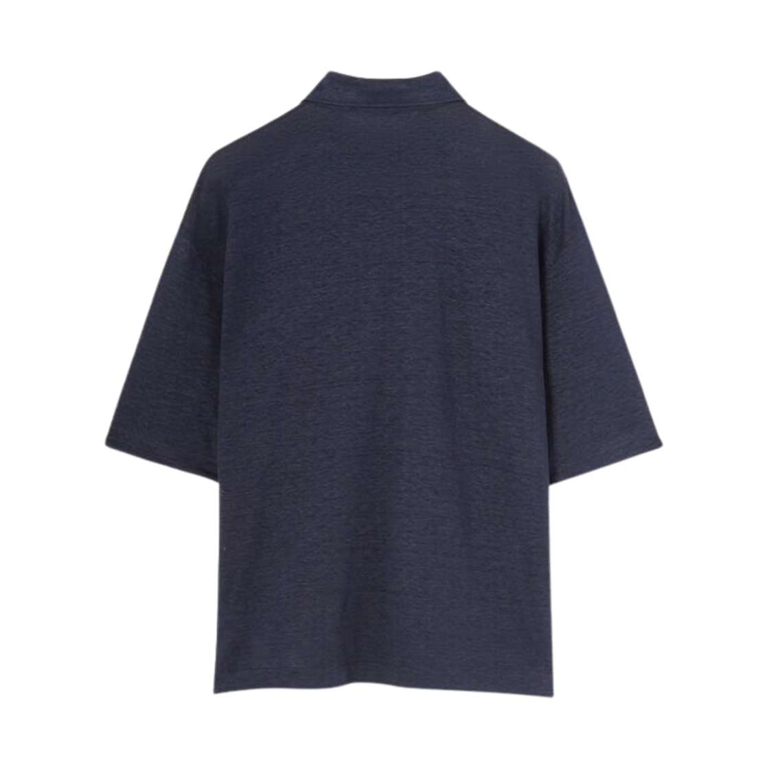 (W) 로로 피아나 가르가노 폴로 셔츠 네이비 블루((W) Loro Piana Gargano Polo Shirt Navy Blue) - 2
