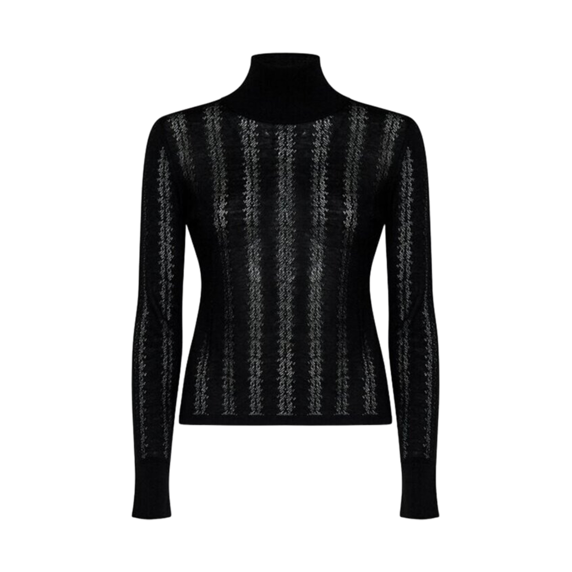 ZENICA-009 (W) Max Mara Zenica High Neck Top Black
