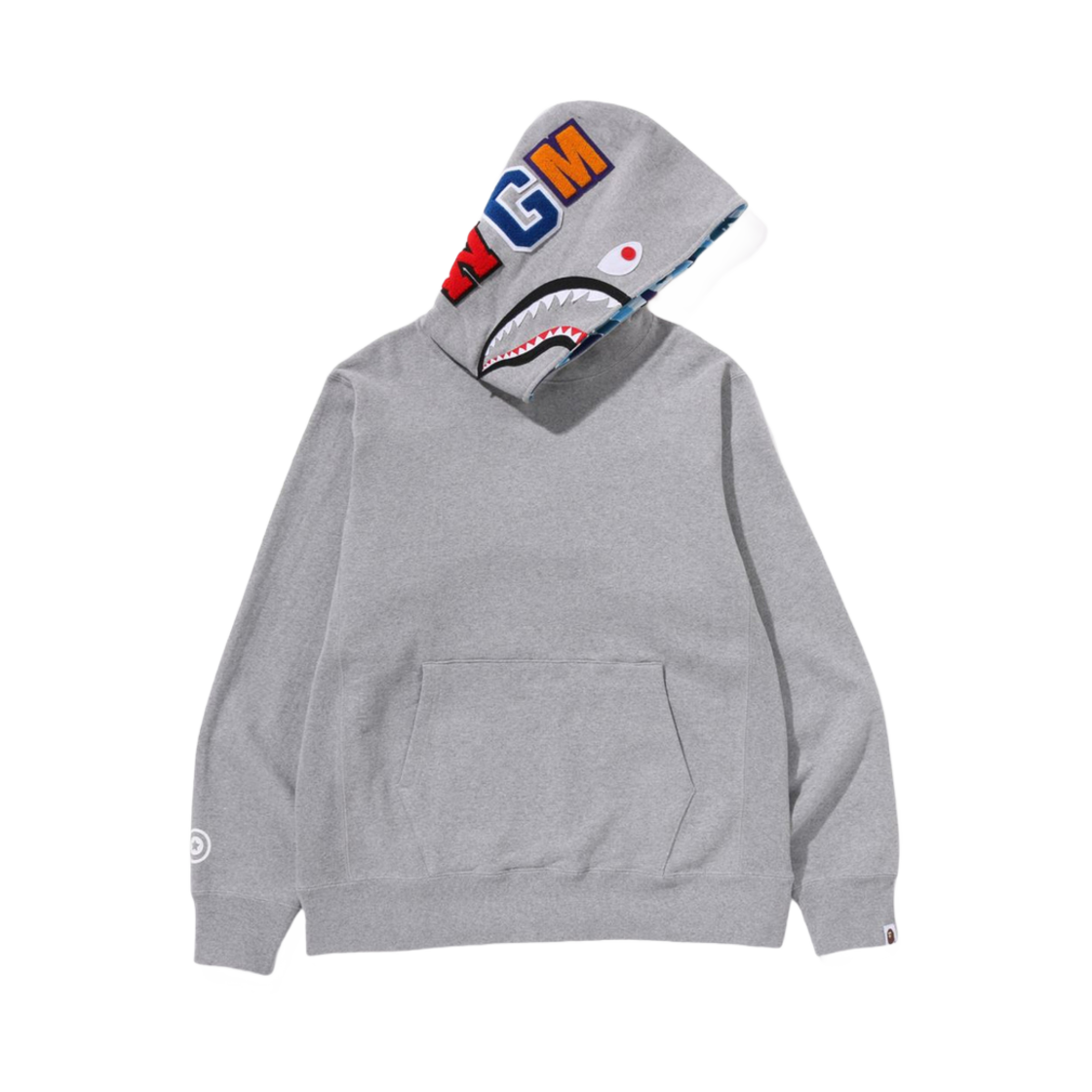 베이프 ABC 카모 샤크 풀오버 후드 그레이(BAPE ABC Camo Shark Pullover Hoodie Grey) - 2