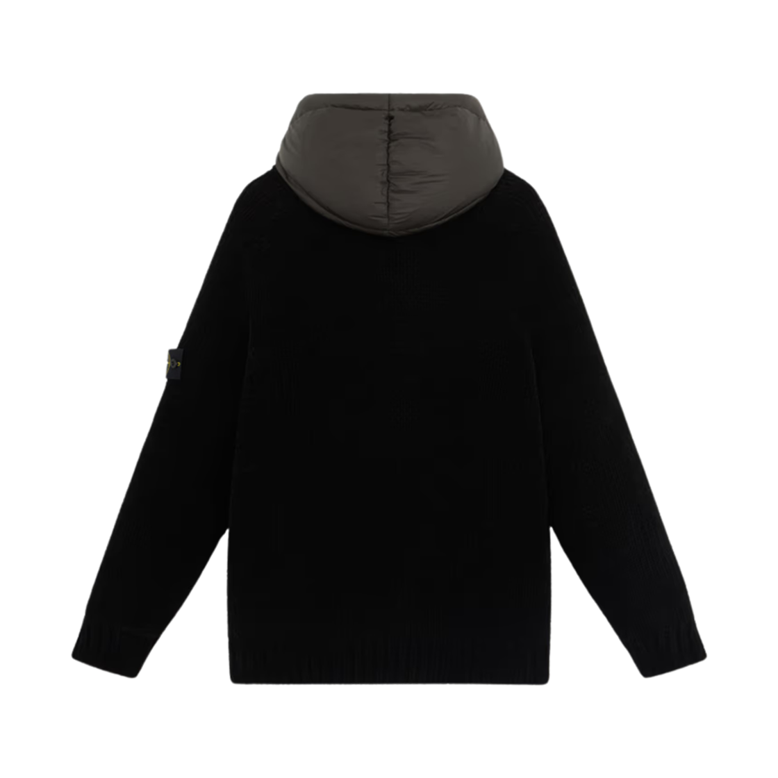 스톤 아일랜드 559A9 코튼 셔닐 디테처블 라이닝 프레지던트 니트 블랙 - 24FW(Stone Island 559A9 Cotton Chenille President Knit with Detachable Lining Black - 24FW) - 2