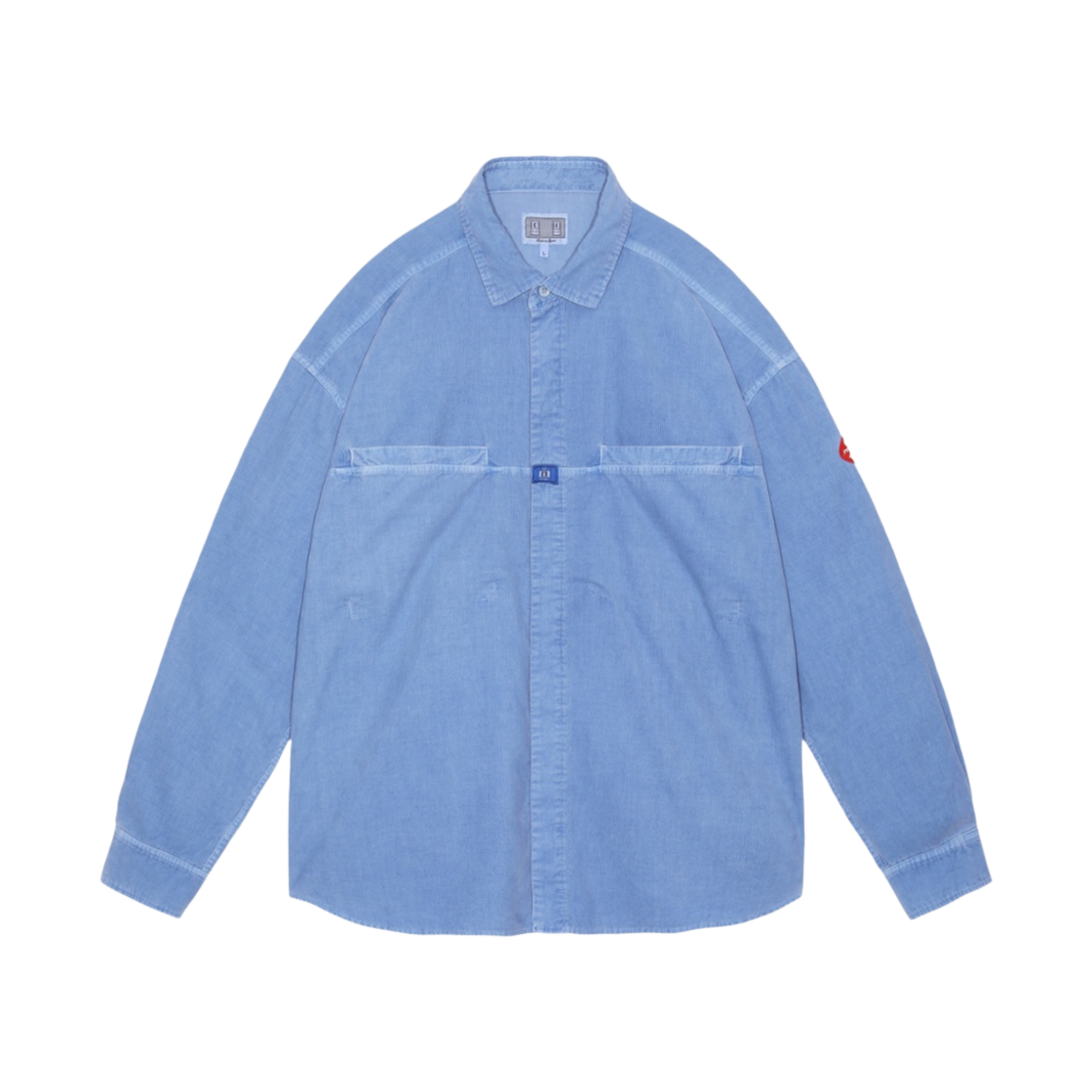 카브엠트 오버다이 코드 디자인 빅 셔츠 블루 - 24SS(Cav Empt Overdye Cord Design Big Shirt Blue - 24SS) - 1
