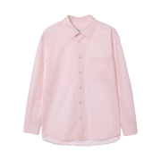 Dunst Unisex Paperly Cotton Oversized Shirt Soft Pink