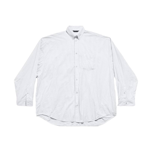 Balenciaga Shirt Oversized Light Blue