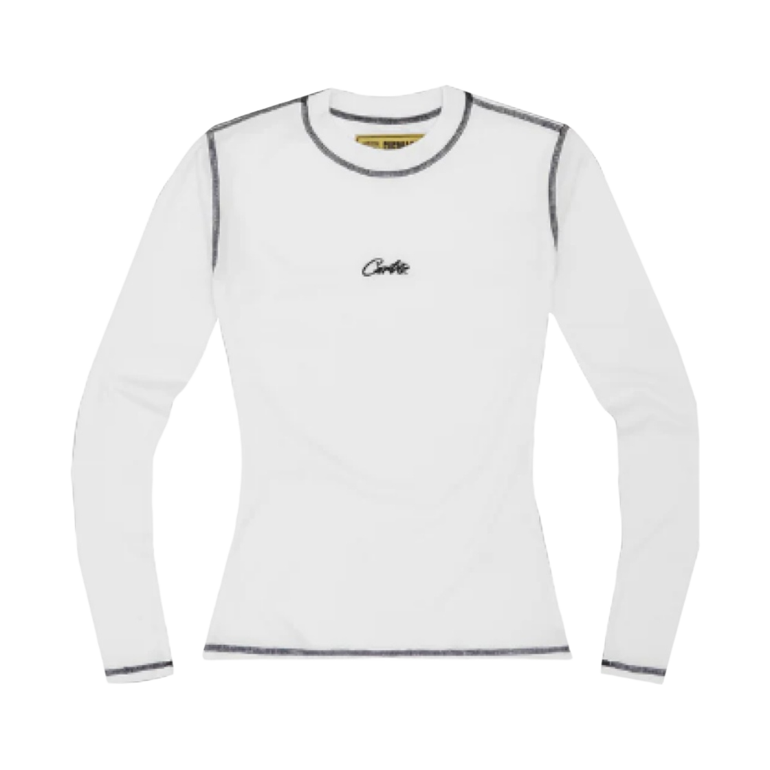 (W) 코르테이즈 메쉬 롱슬리브 티셔츠 화이트((W) Corteiz Mesh Long Sleeve T-Shirt White) - 1
