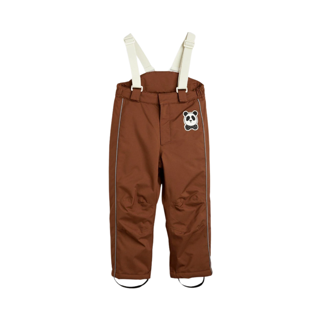 (키즈) 미니 로디니 판다 SKI 트라우저 브라운((Kids) Mini Rodini Panda SKI Trousers Brown)
