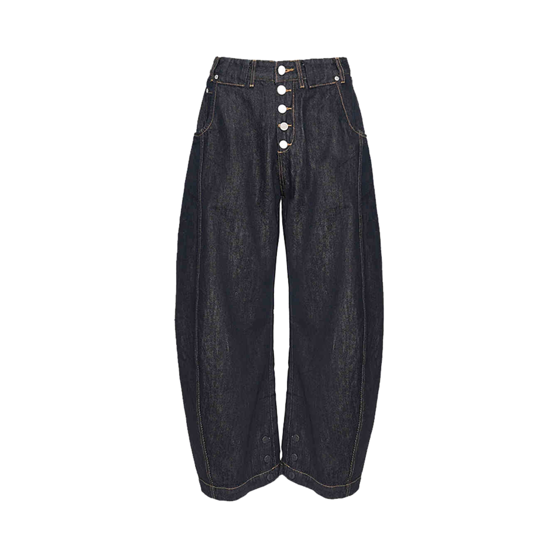 스팁 80s 페이크 버튼플라이 커브드 데님(STEEPC 80s Fake Button-Flying Curved Jeans)